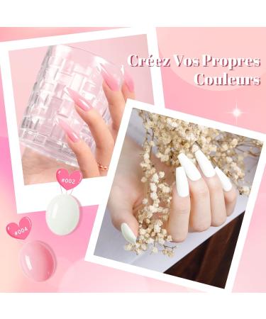 Poly Nail Gel Set - 14 Color 15ml Nude Pink Red Builder Kit for Women - 14pcs Nude Pink Series Extension Gel - Basic Gifts Set - Buy Online on GoSupps.com