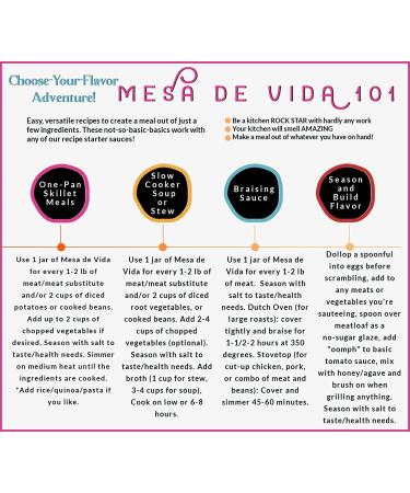 Mesa de Vida Caribbean Cooking Sauce - Healthy Global Gourmet Seasoning - Buy Online on GoSupps.com