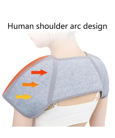 Mugwort Dotted Shoulder Shawl - Adjustable Double Shoulder Brace for Men & Women | Pain Relief for Hiking Sports & Tendinitis - Buy Online on GoSupps.com