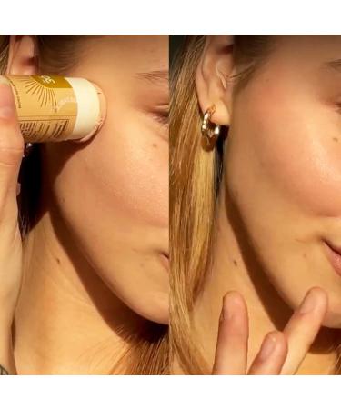 ATTITUDE Tinted Face Sunscreen Stick SPF 30 Plastic-Free Waterless Plant and Mineral-Based Ingredients Vegan Sun Care Products Unscented 30 grams - Buy Online on GoSupps.com