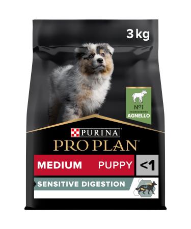 Purina Proplan Medium Puppy Digest Puppy Lamb 4 x 3 kg (Packaging May Vary)