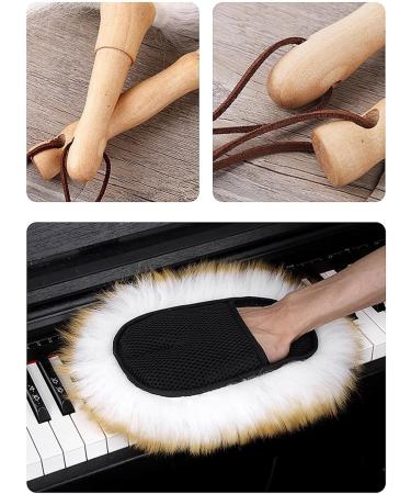 Puco Non-Static Sofa Hanging Rope Modern Home Cleaning Wooden Handle Furniture Dust Sweeping Car Brush Long Lambswool Duster Lambswool Brush - Buy Online on GoSupps.com