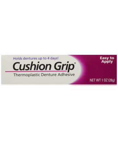 Cushion Grip Denture Adhesive 1 oz, Oral Care