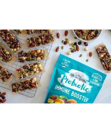 Nature's Garden Probiotic Immune Snack Packs - Mixed Nuts with Heart Healthy Omega-3, Vitamin D, Cranberries, and Cherries - 24 Individual Servings for Immune Boost and Family Snacking - Buy Online on GoSupps.com