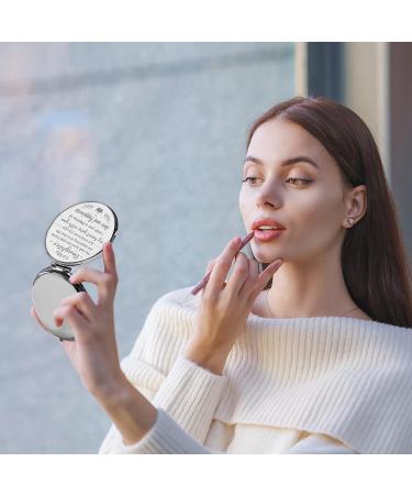 Hexagram Daughter Wedding Gift - Compact Mirror from Mom and Dad | Bride Gifts for Wedding Day - Buy Online on GoSupps.com