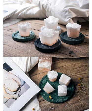 MIYA Selenite Stone Diffuser | Eco-Friendly Aromatherapy Diffuser | Hand-Carved Essential Oil Diffuser | Ideal for Meditation & Bedroom Decor | Unique Wedding Favors - Buy Online on GoSupps.com