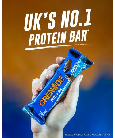 Grenade OREO Milk Chocolate High Protein Bar 20g Protein and 1 g Sugar per Snack Bar 12 Count 2.1 oz Bars - Buy Online on GoSupps.com