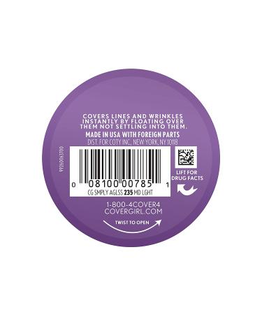 Covergirl Olay Simply Ageless Foundation 235 Medium Light - 0.4 oz | Anti-Aging Makeup - Buy Online on GoSupps.com