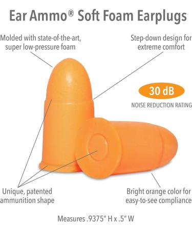 Macks Ear Ammo Foam Earplugs - 7 Pairs & Aluminum Tin for Ultimate Noise Reduction | Buy Internationally - Buy Online on GoSupps.com