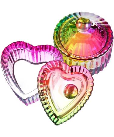 Beavorty 10 Pcs colorful crystal cup acrylic nails glass storage bowl glass bowls monomer dishes with lids nail art cup colored glass monomer acrylic nail liquid nail brush manicure - Buy Online on GoSupps.com