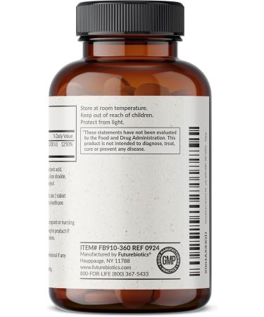 Futurebiotics Vitamin D3 10 000iu (250mcg) 360 Day Supply for Healthy Muscle Function and Immune Support Non-GMO 360 Tablets - Buy Online on GoSupps.com