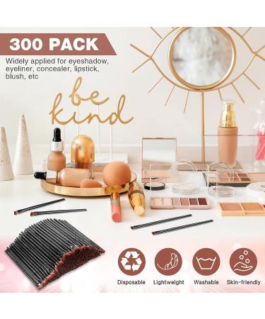 300 Pcs Disposable Eyebrow Brush Set - Professional Angled Brow Brushes for Women, Girls - Brow Tint & Cosmetic Application - Esthetician Supplies - Buy Online on GoSupps.com