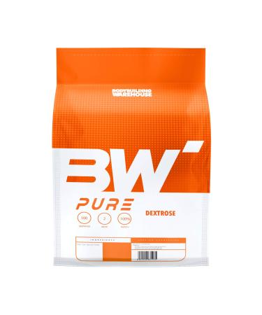 Bodybuilding Warehouse 100% Pure Dextrose Powder Energy Drink Supplement Carbohydrate Powder from Glucose (2Kg) 2 kg (Pack of 1)