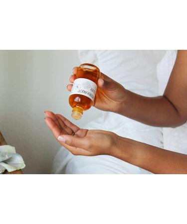 Honey Flavored Massage Therapy Oil Herb & Root 4 oz | Non-greasy Blend for Sensual Aromatherapy | Sweet Almond & Fractionated Coconut Oils - Buy Online on GoSupps.com