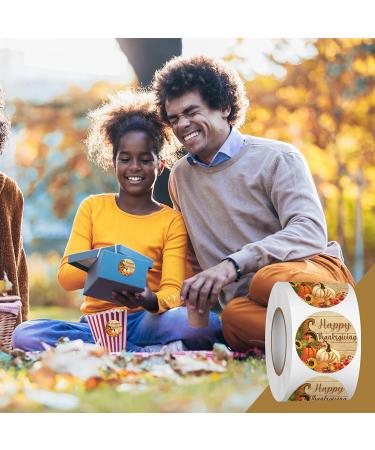 Heyfibro 500 Pcs Thanksgiving Pumpkin Stickers - Funny Fall Label Roll for Kids, Sealing, Packing & Parties - Buy Online on GoSupps.com