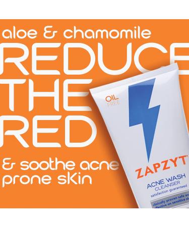 ZAPZYT Acne Wash with Salicylic Acid 6.25 oz - Pack of 4 | Effective Acne Treatment - Buy Online on GoSupps.com
