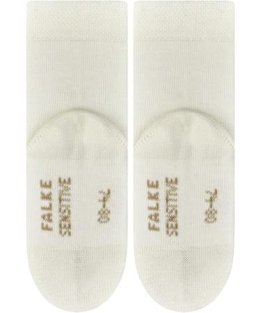 FALKE Unisex Baby Cotton Soft-Top Socks | Gentle Grip & Elasticated Zone | Blue Pink & More | 1 Pair | Sensitive | 12-18 Months | White (Off-White 2040) | Eco-Friendly - Buy Online on GoSupps.com