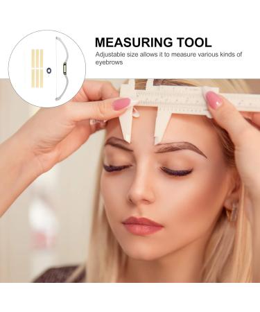 Healeved 3pcs Bow Eyebrow Ruler Eyebrow Level Tool Reusable Eyebrow Stencil Kit Eyebrow Trimming Set - Buy Online on GoSupps.com