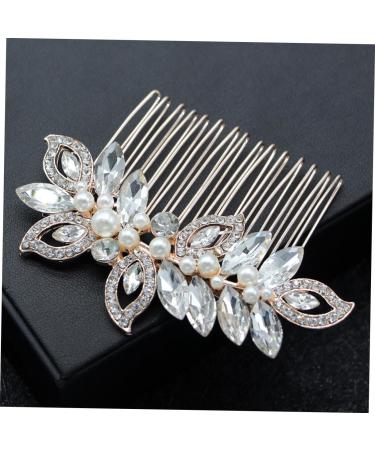 Angoily Hair Combs for Women Rhinestone Hair Comb Bridal Headpieces for Wedding Gold Hair Clips Bridal Hair Comb Wedding Hair Accessory Tiara Hair Accessories Rhinestones Bride - Buy Online on GoSupps.com