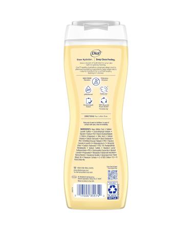 Dial Body Wash Healthy Hydration Shea Butter Extract + Vitamin E 16 fl oz (Pack of 4) Gentle Leaves Skin Feeling Soft In 1 Shower Dermatologist-Tested No Parabens & Silicones - Buy Online on GoSupps.com