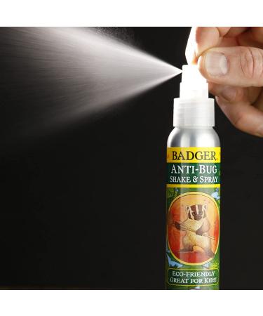 Badger Anti-Bug Shake & Spray 2.7 fl oz - Natural Insect Repellent - Buy Online on GoSupps.com
