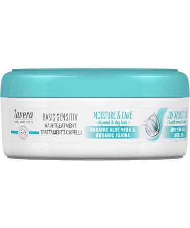 Lavera Basis Sensitiv Hair Treatment - Moisture & Care Silicone-Free Vegan Natural Cosmetics - 200 ml - Buy Online on GoSupps.com