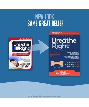 Breathe Right Extra Tan 26ct - Buy Online on GoSupps.com