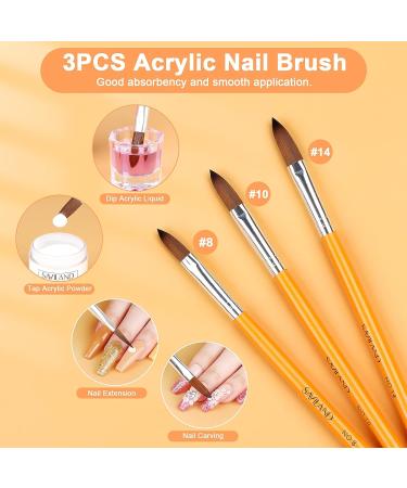 Saviland Acrylic Nail Kit with Drill - Beginner's 0.52oz Pink/Clear/White/Nudes Set for DIY Acrylic Nails at Home - Buy Online on GoSupps.com