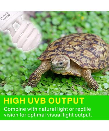 Buy Aiicioo UVB Light Reptiles Kit 10.0 23W - Sunlight Lamp for Bearded Dragons Turtles & Lizards | 1 Pack 23W - Buy Online on GoSupps.com