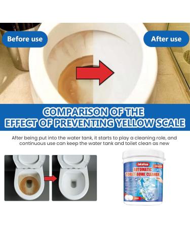 Automatic Toilet Bowl Cleaner Tablets Toilet Bowl Cleaner Tablets for Deodorizing & Descaling Toilet Fresh Tablets Long-Lasting Bleach Tablets Bathroom Toilet Tank Cleaner (1pc) - Buy Online on GoSupps.com