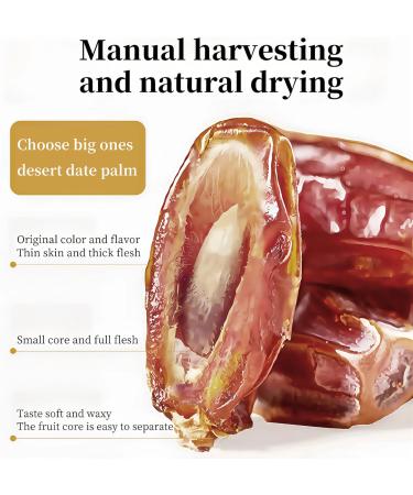 MKSDDF -250g of natural dates and fruit | Juicy and sweet | No added sugar or preservatives | Fluffy texture | Dried dates | Grown in the desert - Buy Online on GoSupps.com