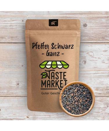  TASTE Guter Geschmack 1 kg of black pepper - Whole peppercorns - Black pepper - Whole black peppercorns - Pepper mills - Buy Online on GoSupps.com