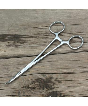 WYSUMMER Stainless Steel Pet Ear Hair Forceps Scissors (12.5CM Bent) - Dog Cat Grooming Tool - Buy Online on GoSupps.com