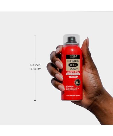 EBIN NEW YORK Wonder Lace Bond Adhesive Spray Supreme 3pack - Extreme Firm Hold 2.7oz/ 80ml | Active Use Fast Drying No Residue No Build-up Powerful Hold All-Day Hold Daily Wig Application 2.7oz / 80ml Supreme - Buy Online on GoSupps.com