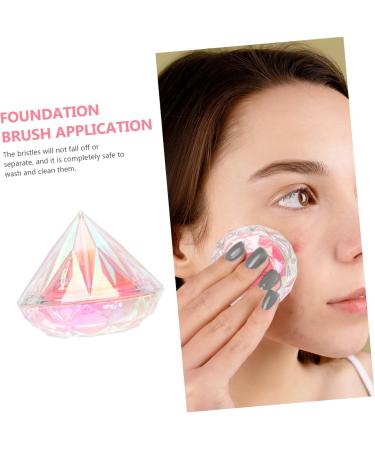 Mikinona Foundation Brush Girl Makeup Brush Foundation Makeup Brush Professional Styling Tools Concealer Cream Brush Diamond Shaped Makeup Brush Buffing Face Blush Brush Artificial Fiber - Buy Online on GoSupps.com