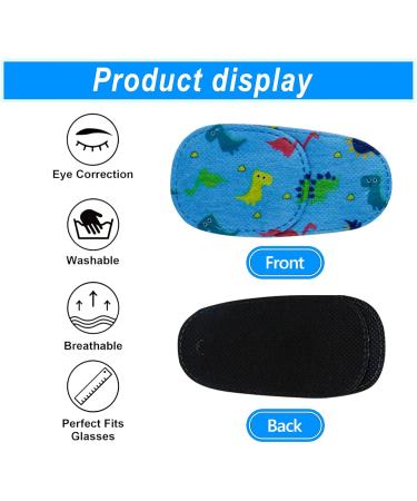 6 PCS Toddler Eye Patches | Reusable Eye Shades for Lazy Eye Treatment | Amblyopia & Strabismus | Cartoon Patterns - Buy Online on GoSupps.com