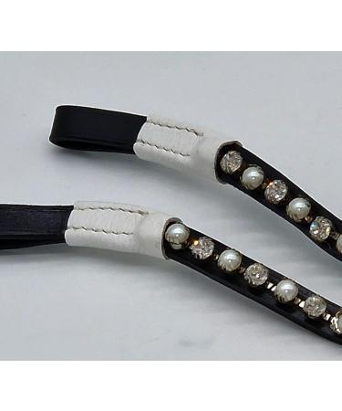 Tysons Breeches Pearl Mini Shetty Headband - Welsh Leather Glitzer Pearls for Miniature Ponies | International Shipping - Buy Online on GoSupps.com