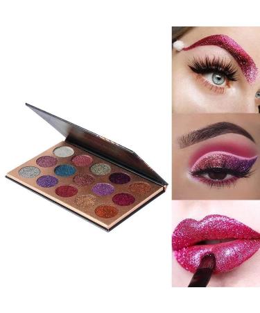 15 Colors Eyeshadow Palette - Glitter Shimmer Pigment Makeup for Stunning Looks | International Shipping - Buy Online on GoSupps.com