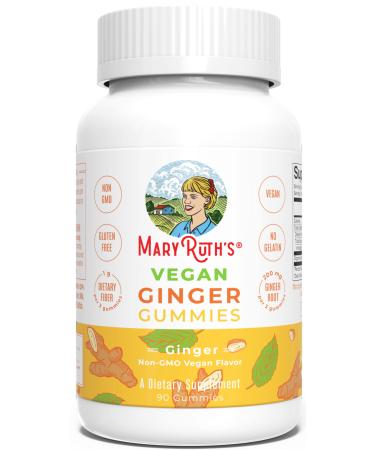 Ginger | Ginger Chews | Ginger Root Gummy Supplement for Joint Health | Gummies for Overall Health | Supplements for Immune Support | Vegan | Non-GMO | Gluten Free | 90 Count