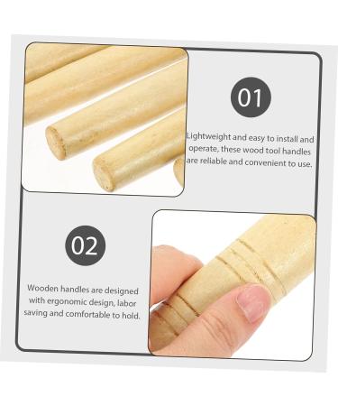 Buy Plafope 5-St Wooden Handle for Agricultural Tools | Hardwood Cleaning Brooms & Extensions for Roller & Concrete Floors - International Shipping - Buy Online on GoSupps.com