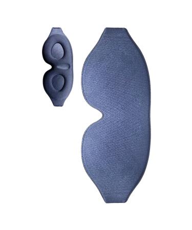 Sleep for Side Sleeper - Blackout Eye for Sleeping Sleep | Travel Sleep for Side Sleepers Blindfold for Sleeping and Meditation Adjustable Strap Eye for Sleeping Blue