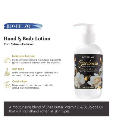 Daily Hand & Body Lotion with Shea Butter - Gardenia Scent - 236 ML | Moisturizing Formula for Soft Skin - International Shipping Available - Buy Online on GoSupps.com