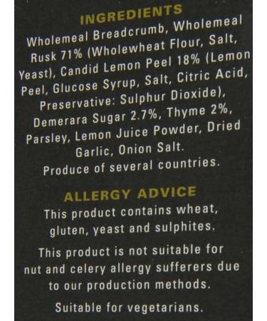 Shropshire Spice Parsley Thyme & Lemon Stuffing with Wholemeal Crumbs 150g - Buy Online on GoSupps.com