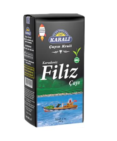 Trinovi.com Trinovi Karali Turkish Black Tea 500g Premium Rize Filiz Tea Intense Flavor Perfect for Breakfast and Afternoon Tea Traditional Turkish Black Tea Loose Leaf