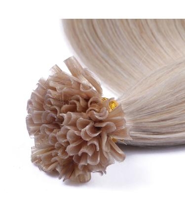 High-Quality Gray Keratin Bond Hair Extensions - 40cm U-Tip 25 Strands 100% Remy Hair | Novon Hair Extensions - Buy Online on GoSupps.com