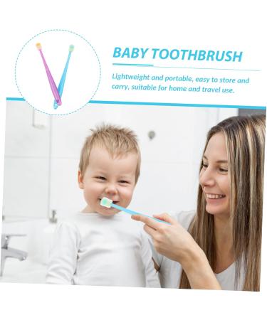 Plafope 4-Piece Infant Toothbrush Set | Oral Care Tools for Babies | Training Toothbrushes for Healthy Smiles - Buy Online on GoSupps.com