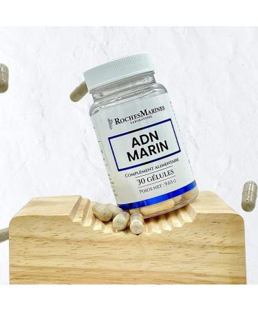 Roches Marines - Marine DNA Dietary Supplement - Maintains Memory and Concentration - Brain Support - Amino Acids Phosphorus Marine DNA - 30 Capsules - Developed in France - Buy Online on GoSupps.com