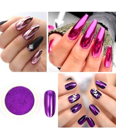 Bakores 16 Jar Chrome Nail Powder for Holographic Aurora Chameleon Nail Art - 1g/Jar - Buy Online on GoSupps.com