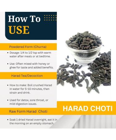 Harad Choti - Haritaki - Terminalia Chebula Natural 100g - Buy Online on GoSupps.com