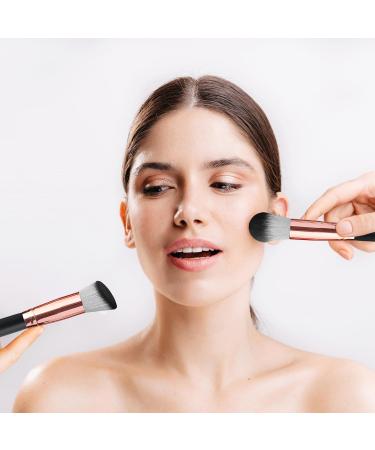 Retoo 10-Piece Professional Make-Up Brush Set | Ideal for Powder Cream & Liquid | Black Eye & Face Brushes - Buy Online on GoSupps.com